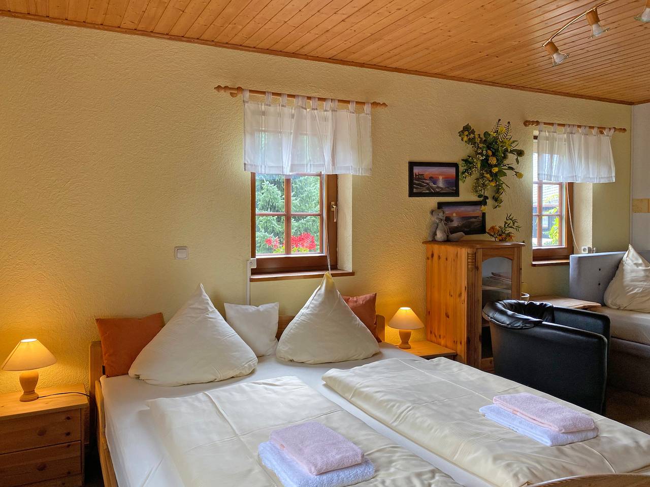 Dreibettzimmer Paul in Stolpen, Elbsandsteingebirge