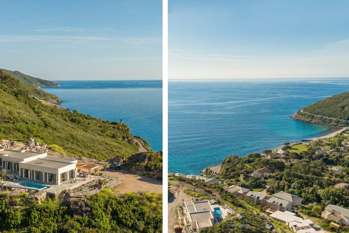 Villa A Roccia entre mer et montagne avec piscine privée in Sisco, Cap Corse