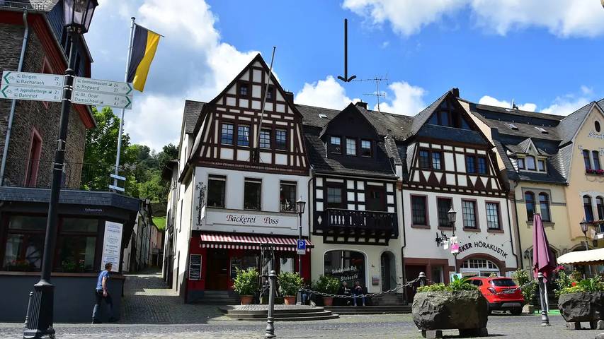 Ferienwohnung für 4 Personen, mit Balkon in Oberwesel