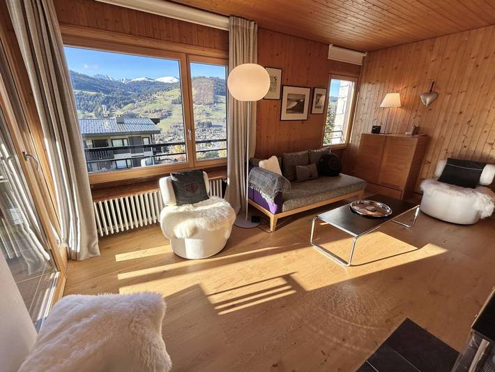 Appartement entier, Appartement Megève 3 pièces, 4-6 personnes, parking in Megève, Pays du Mont-Blanc