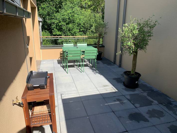 Appartamento intero, Appartamento 'Cocoon, Saint-Lunaire' con terrazza privata, balcone e Wi-Fi in Saint-Lunaire, Saint-Malo e dintorni