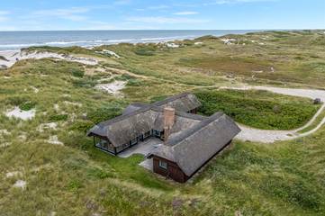 Ferienhaus mit Meerblick für 8 Personen, mit Terrasse und Sauna am Ringkøbing Fjord