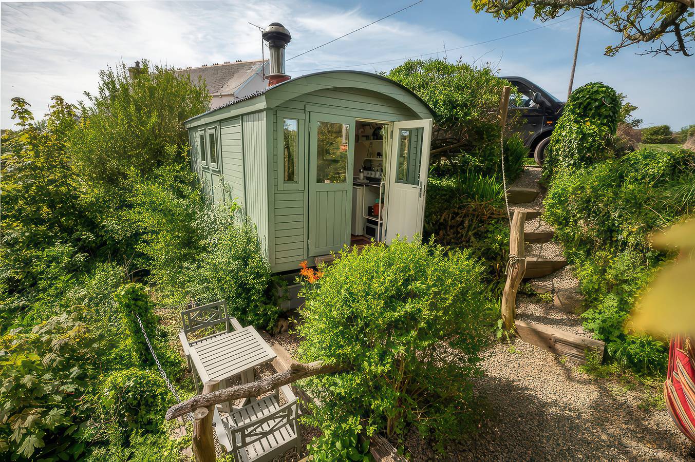 Hütte für 2 Personen mit Garten in Solva, Pembrokeshire