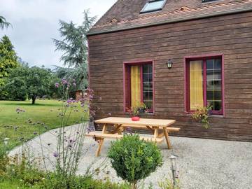 Chambre d’hôte pour 5 personnes, avec jardin et vue, animaux acceptés à Ménil-Hubert-sur-Orne