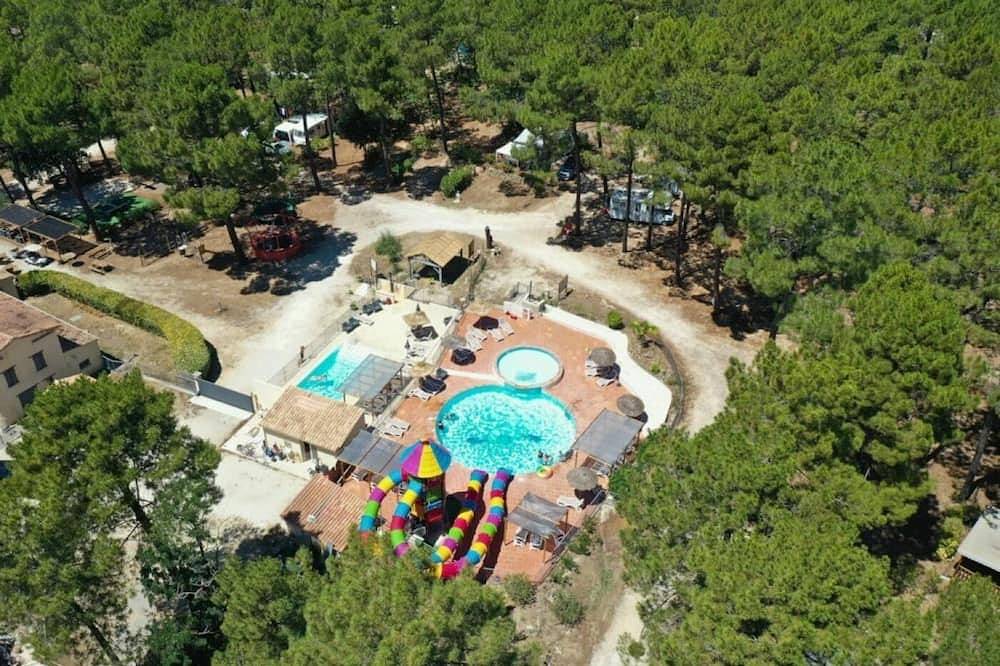 Zecamping 3* piscine chauffée toboggans dog friendly tente 22m2 2 pers in Bollène, Vaucluse