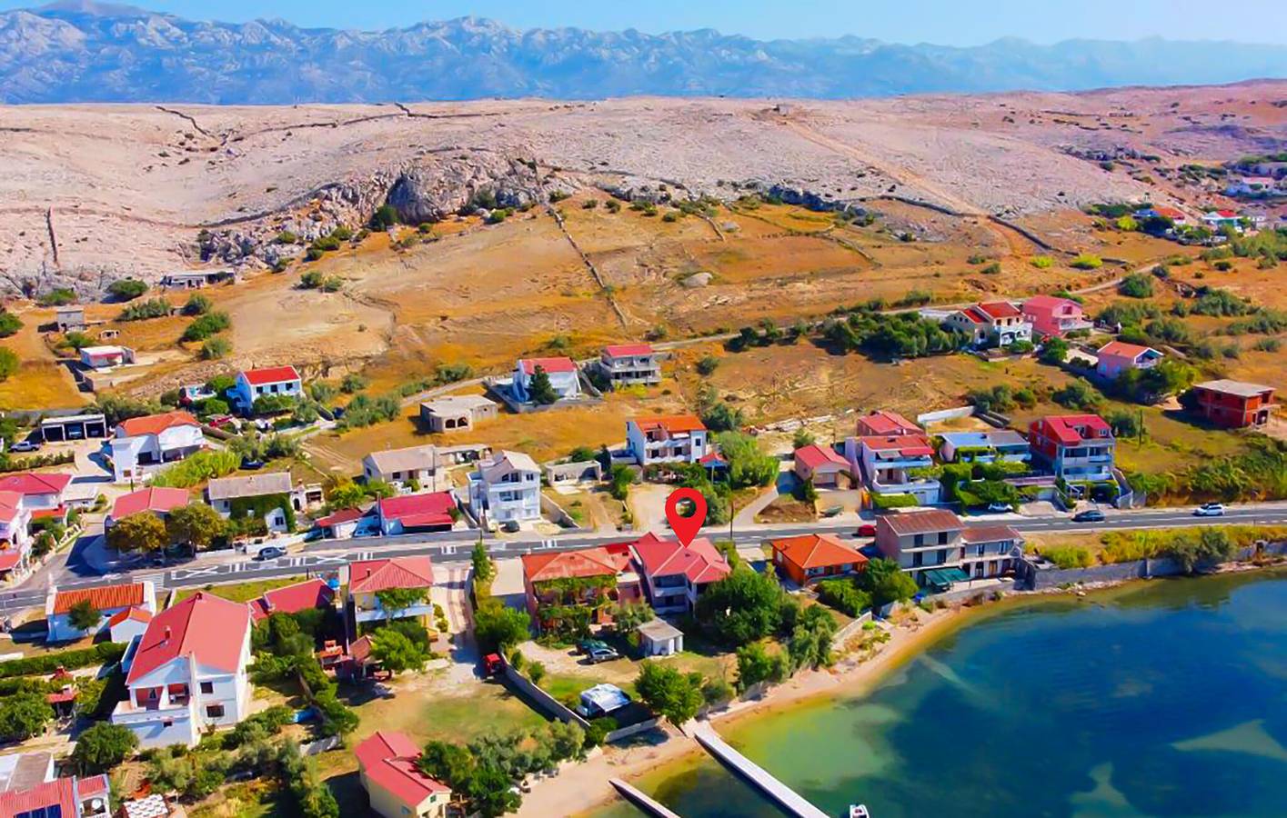 Cały apartament wypoczynkowy, Apartament wakacyjny dla 4 osób z taras in Pag, Pag (Wyspa)