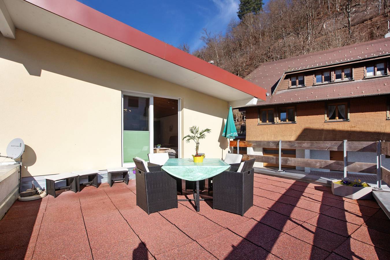 Apartamento entero, Apartamento 'Fewo Rabenfelsen' con terraza privada y Wi-Fi in Todtnau, Selva Negra (zona sur)