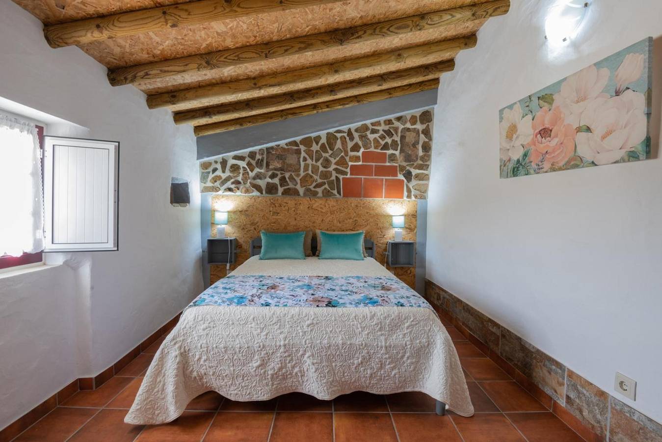 Cottage „Casa Do Celeiro“ mit Bergblick, Gemeinschaftspool und Wlan in Saboia, Costa Alentejana