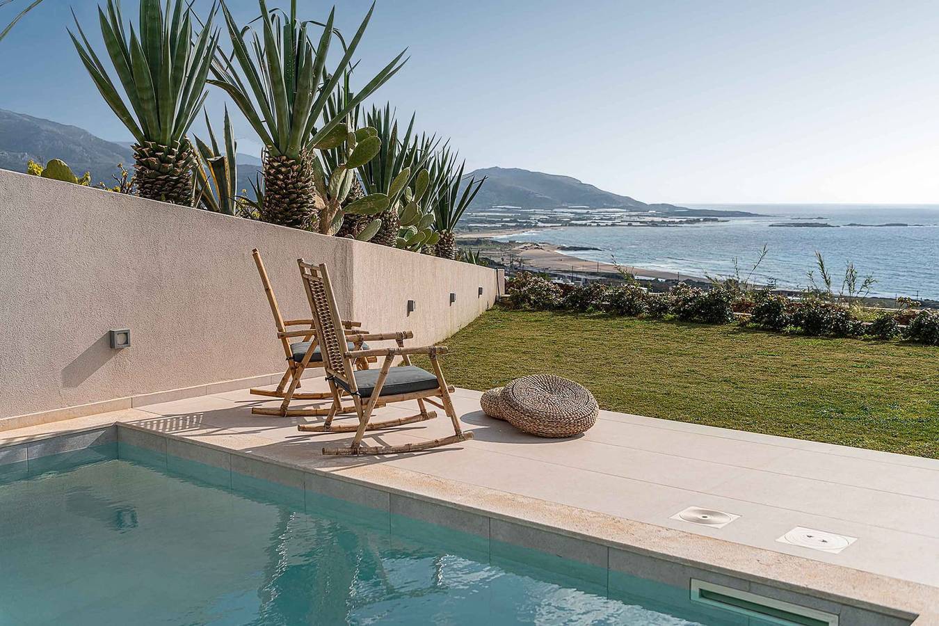Villa für 2 Personen mit Balkon in Falassarna, Chania und Umgebung