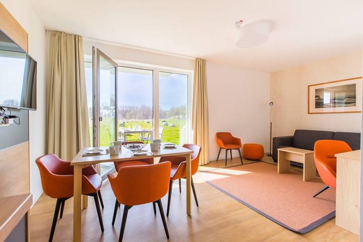 Appartement de vacances entier, Wreecher Idyll FeWo 19: Terrasse, ruhige Lage in Wreechen, Putbus
