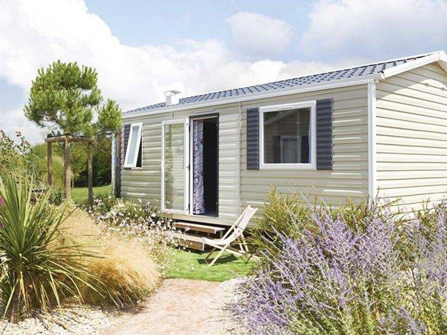 Flower Camping Saint Lambert - Mobilheim 6 personen - Modulo 30m² in Millau, Parc naturel régional des Grands Causses