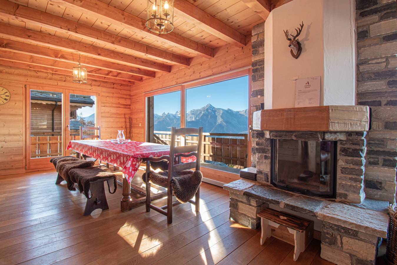 Hirondelle Jacuzzi & Luxury chalet 12 pers in Veysonnaz, Walliser Alpen