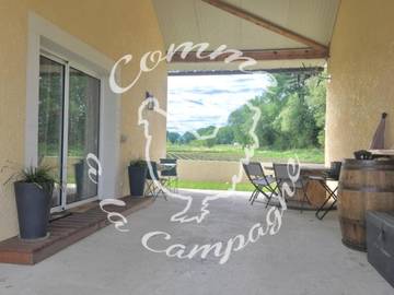 Gîte pour 5 personnes, avec jardin ainsi que piscine et vue à Espoey