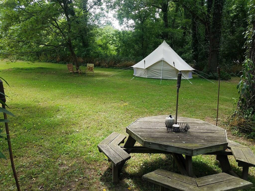 Large Bell Tent on the Kings River! in Carroll County (AR)