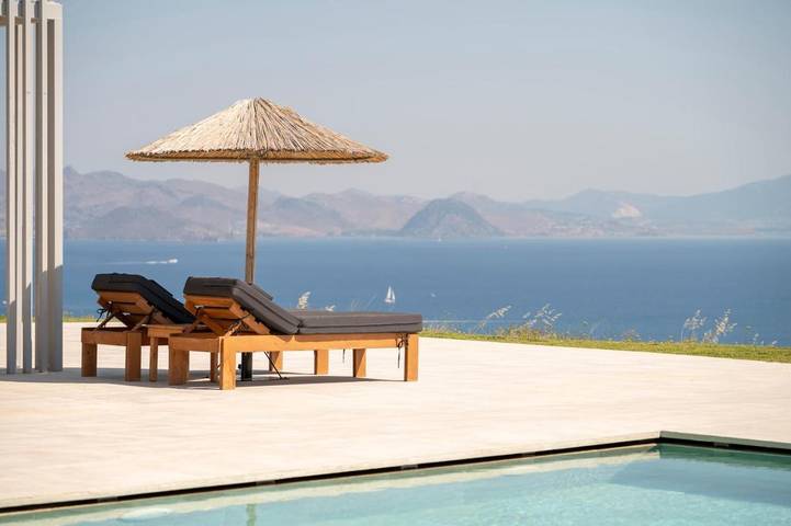 Villa für 5 Personen, mit Balkon und Terrasse sowie Garten und Pool in Bodrum