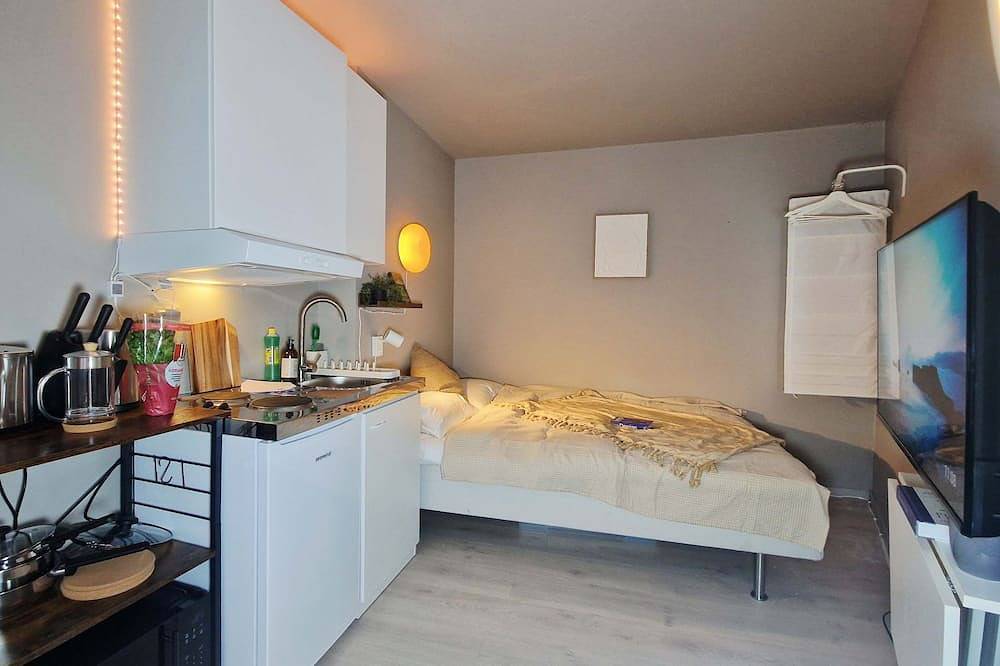 Hel leilighet, Cozy, Central Studio by the Bus Station in Bergenhus, Bergen