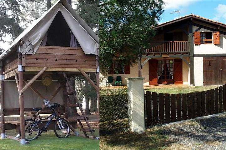 Maison de vacances pour 6 personnes, avec jardin ainsi que jacuzzi et balcon