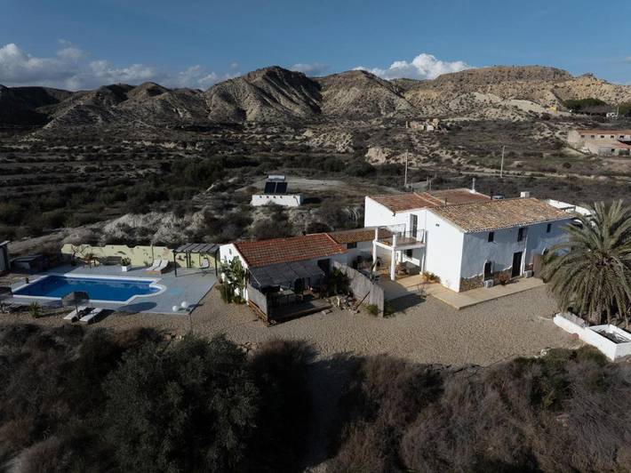 Casa rural para 12 personas, con vistas además de jardín y piscina en Huércal-Overa - 3