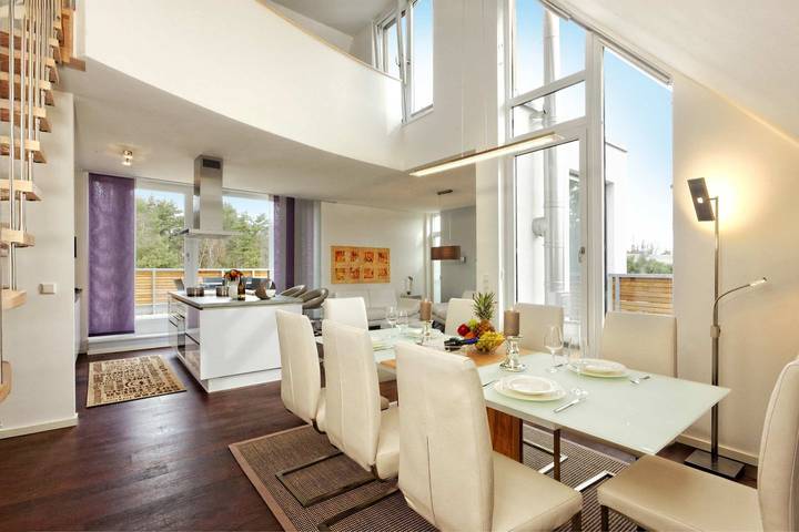 Appartement de vacances pour 8 personnes, avec jardin ainsi que sauna et vue, animaux acceptés - 1