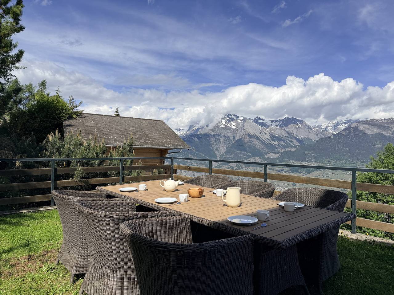 Mont Bijou Mountain & Quiet chalet 10 pers in Veysonnaz, Walliser Alpen