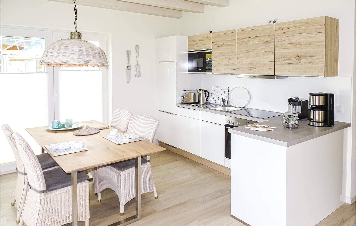 Urlaub in Büsum: 108m² Apt, TV, Parkplatz, Strand 1,5km in Büsum, Dithmarschen