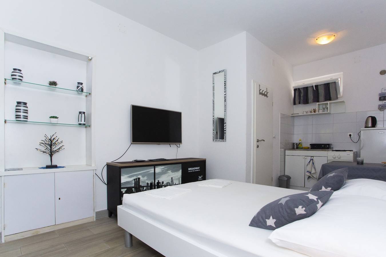 Appartement entier, Garçonniere avec la terrasse Podgora, Makarska As-12816-c in Podgora (Split-Dalmatie), Makarska riviera
