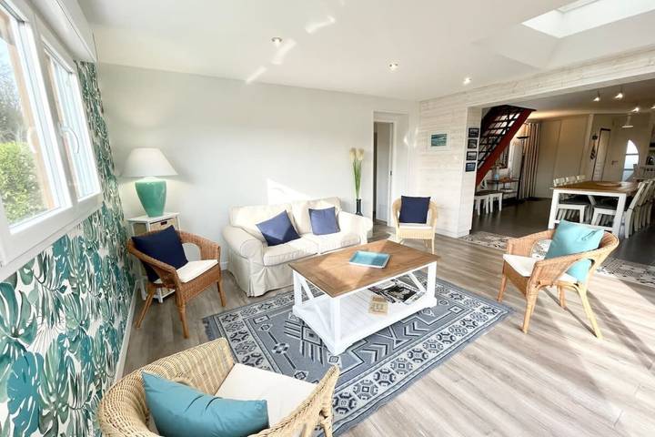 Ferienhaus für 8 Personen mit Garten in Larmor-Plage, Côte des Mégalithes