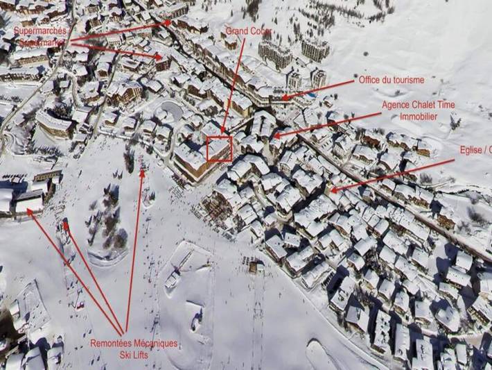 Gîte pour 4 personnes, avec balcon, adapté aux familles dans Office De Tourisme De Val D Isere - 2