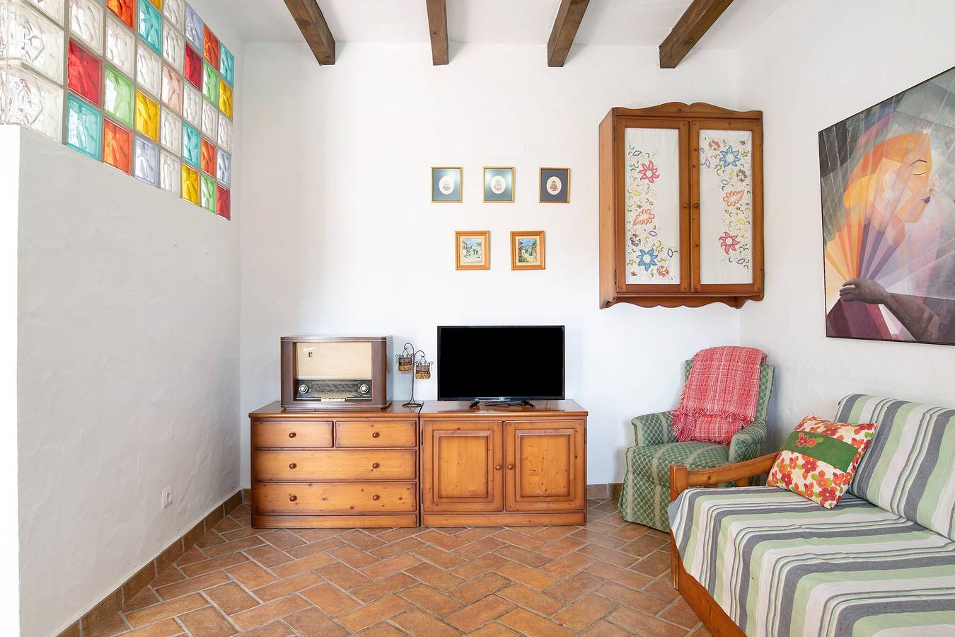 Casa de vacaciones 'Casa Rural La Higuera' con piscina compartida, Wi-Fi y aire acondicionado in Barbate, Costa de la Luz