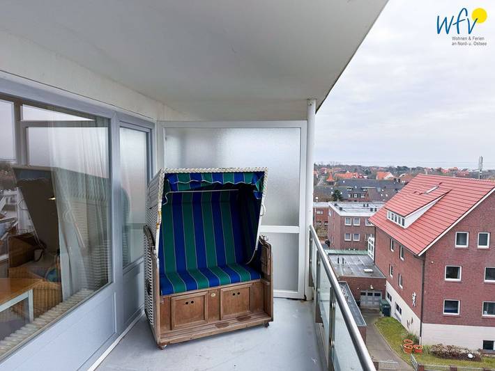 Ferienwohnung für 2 Personen, mit Balkon auf Wangerooge - 4