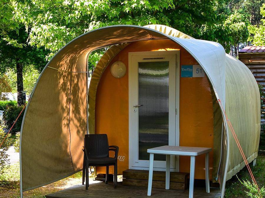 Camping La Forêt Lahitte - Tienda de campaña 2 personas - Tienda 2 tréboles 1 habitación - Sin instalaciones sanitarias in Parentis-en-Born, Côte d’Argent