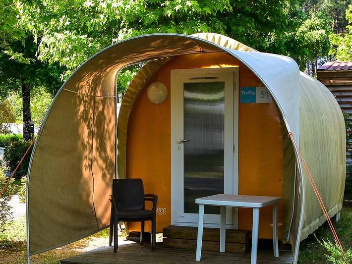 Camping La Forêt Lahitte - Tente 2 personnes - Tente 2 trèfles 1 chambre - Sans sanitaire in Parentis-en-Born, Côte d’Argent