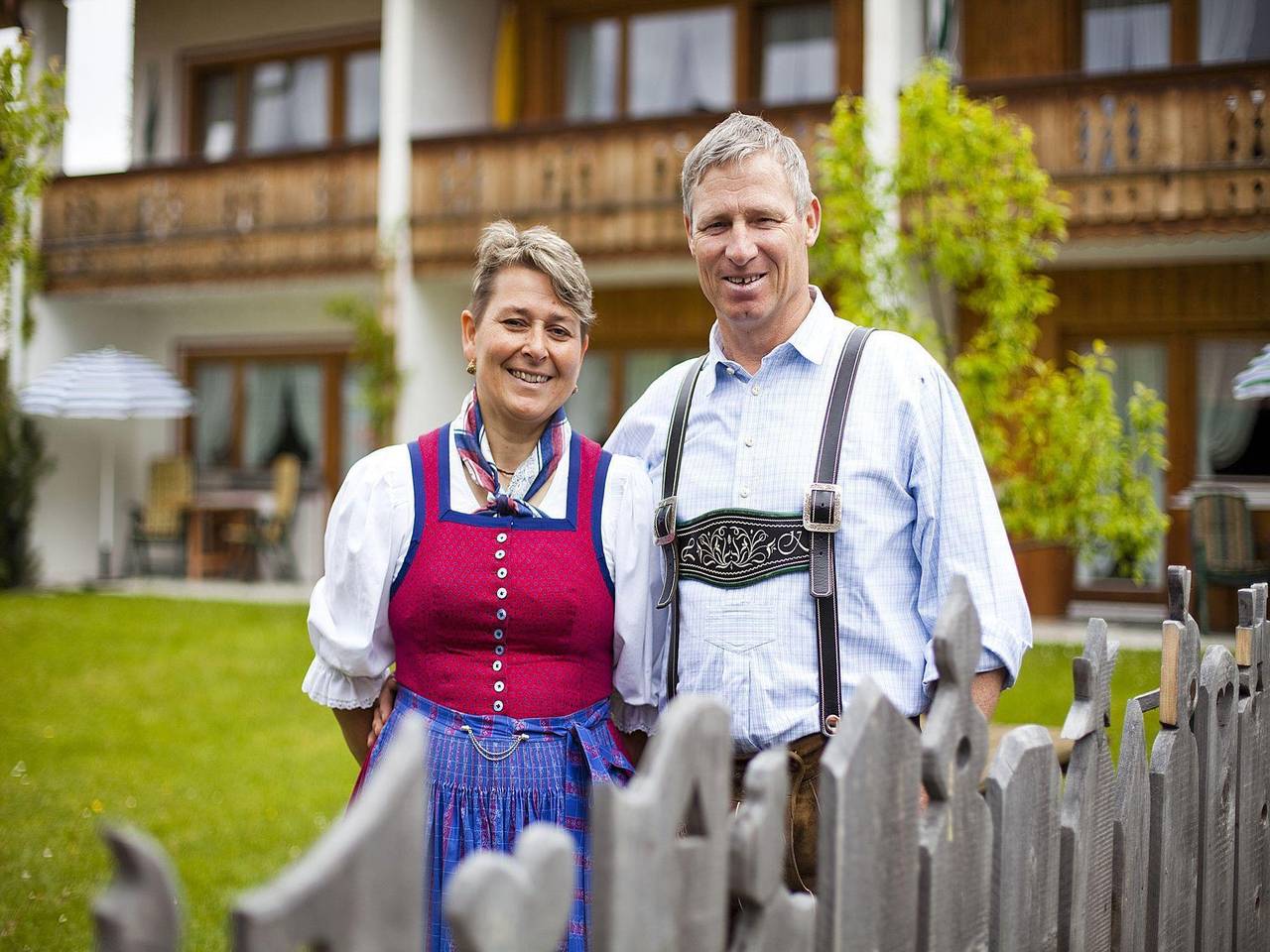 Appartement de vacances entier, Hubertushof, Ferienappartementhaus in Mittenwald, Alpes bavaroises