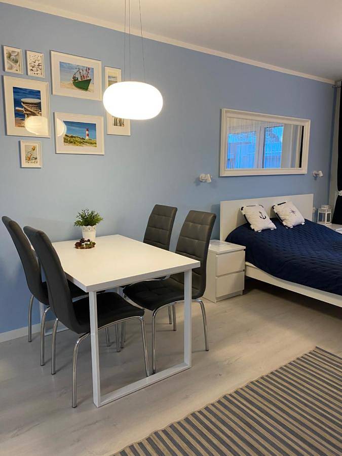 Apartament wakacyjny dla 4 osób, z widok i taras w Niechorze