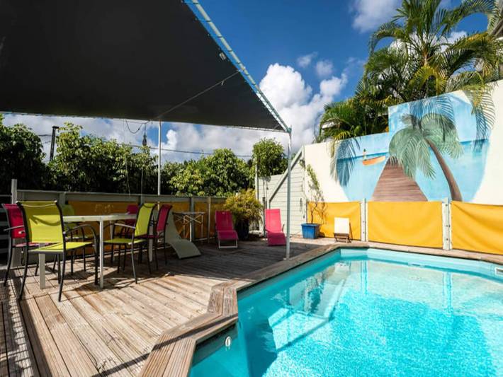 Ferienwohnung für 8 Personen, mit Garten und Pool in Guadeloupe
