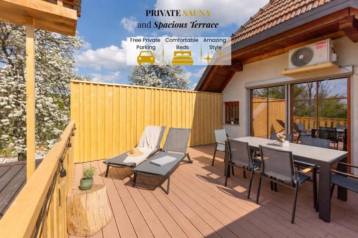 Gîte pour 6 personnes, avec jardin ainsi que sauna et vue à Velike Lašče