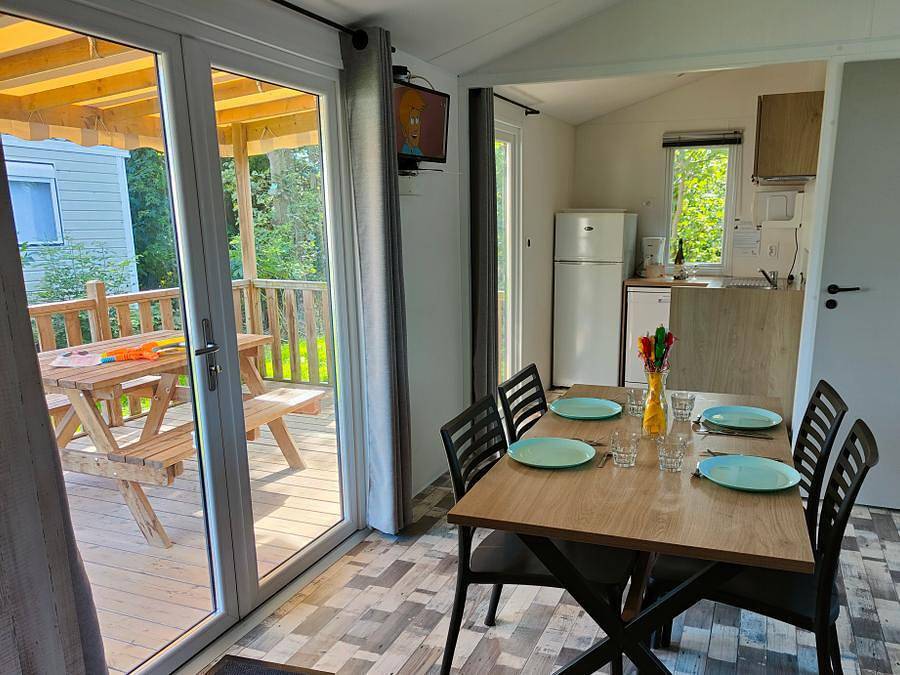 Camping Le Fanal - Mobilhome 4 personas - Premium - 31m² - 2 habitaciones in Saint-Benoît-de-l'Aure, Región de Bayeux