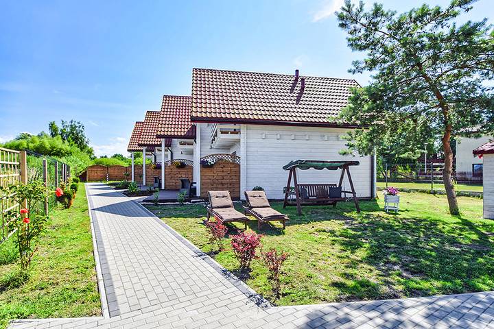 Ferienhaus für 6 Personen, mit Garten und Balkon in Grzybowo