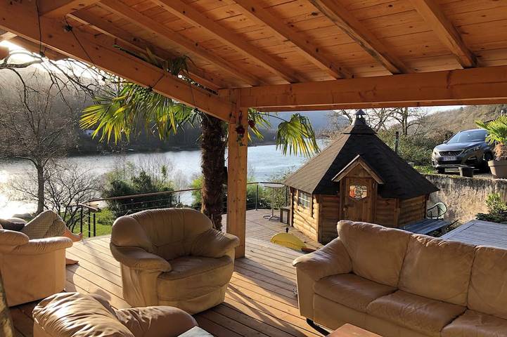 Maison de vacances pour 12 personnes, avec balcon et jardin