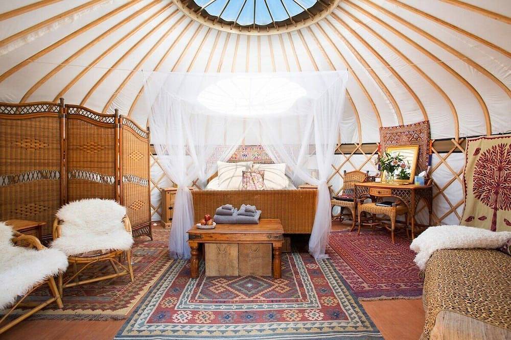 Jurte-Eigenes Badezimmer-Komfort in Glastonbury, Somerset