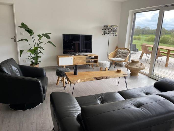 Location de vacances pour 6 personnes, avec vue et jardin à Étréham - 3