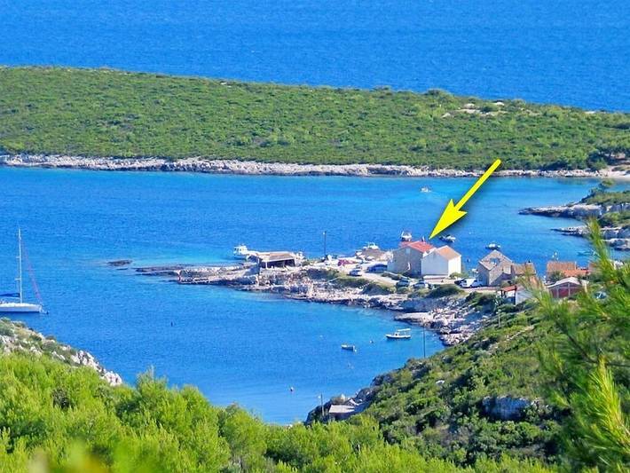Ganze Wohnung, Standard Ferienwohnung mit Meerblick in Rukavac, Split-Dalmatien