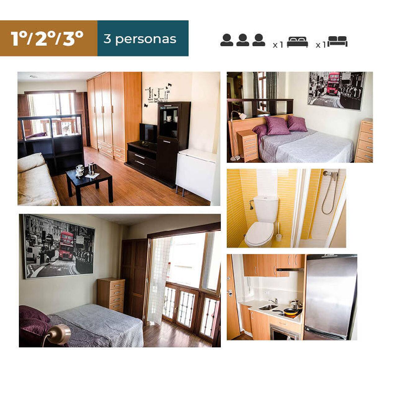 Ganze Wohnung, Ferienwohnung für 3 Personen in Cartagena, Costa Cálida