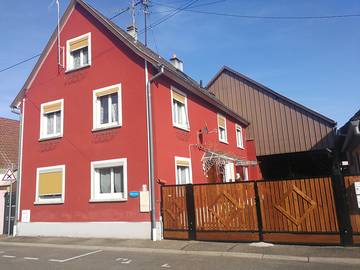 Gîte pour 4 personnes, avec terrasse, animaux acceptés à Muttersholtz