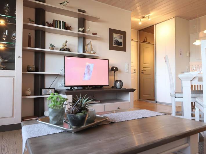 Ganze Wohnung, Hochwertiges 2-Zi.-App. mit Nord-Balkon und Wellnessbereich in Westerland in Westerland, Sylt (Gemeinde)