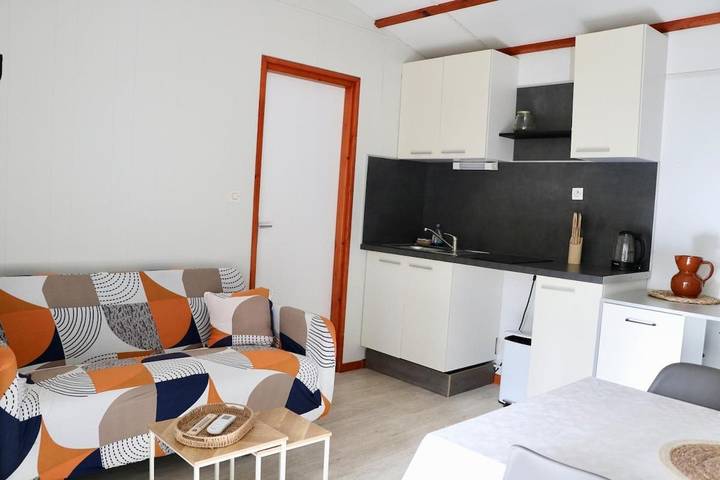 Gîte pour 4 personnes, avec terrasse et jardin ainsi que piscine et vue à Rivières - 3