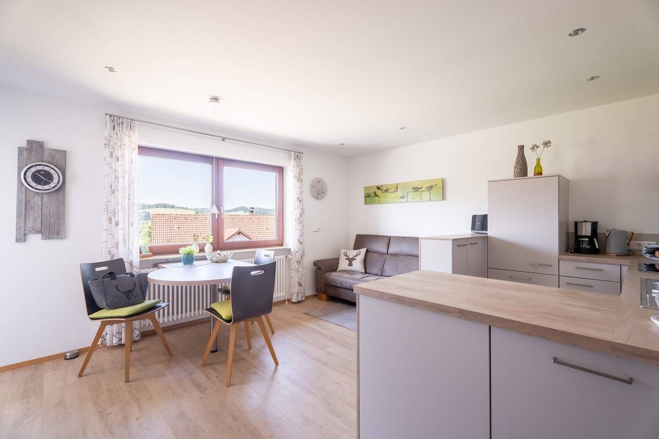 Ganze Wohnung, Ferienwohnung 'Hofquartier' mit Gemeinschaftsgarten, Balkon und Wi-Fi in Kappelrodeck, Mittlerer Schwarzwald