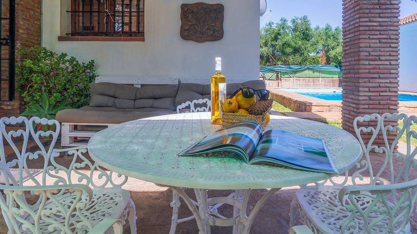 Chalet para 12 personas, con balcón/terraza además de jacuzzi y piscina, Se admiten mascotas en La Janda - 4