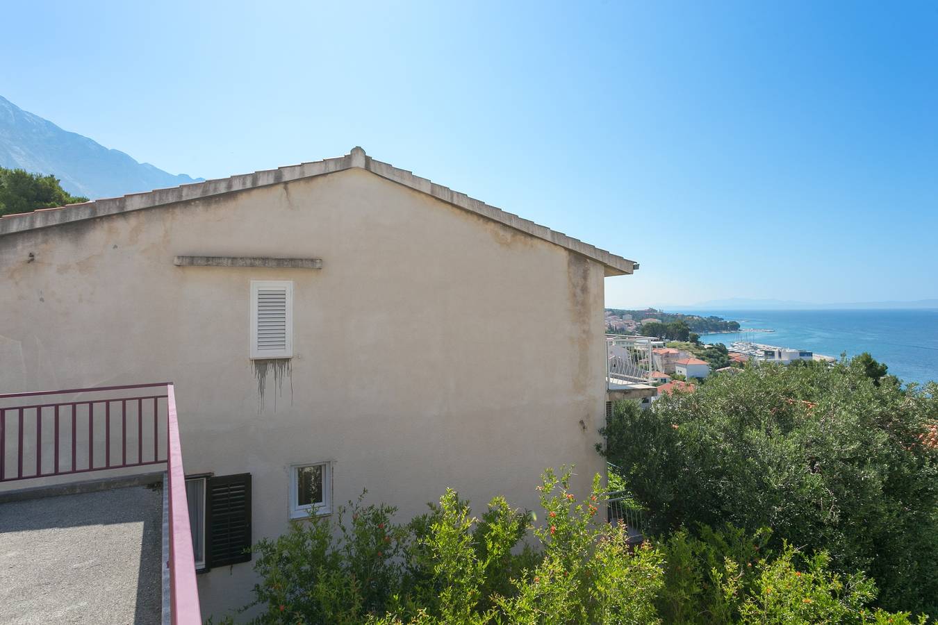 Ganze Wohnung, Studio Appartement mit Terrasse und Meerblick Baska Voda (Makarska) As-300-c in Baska Voda, Makarska Riviera