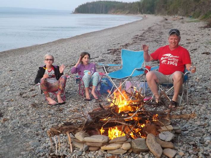 Glamping for 3 people, with balcony in Nova Scotia